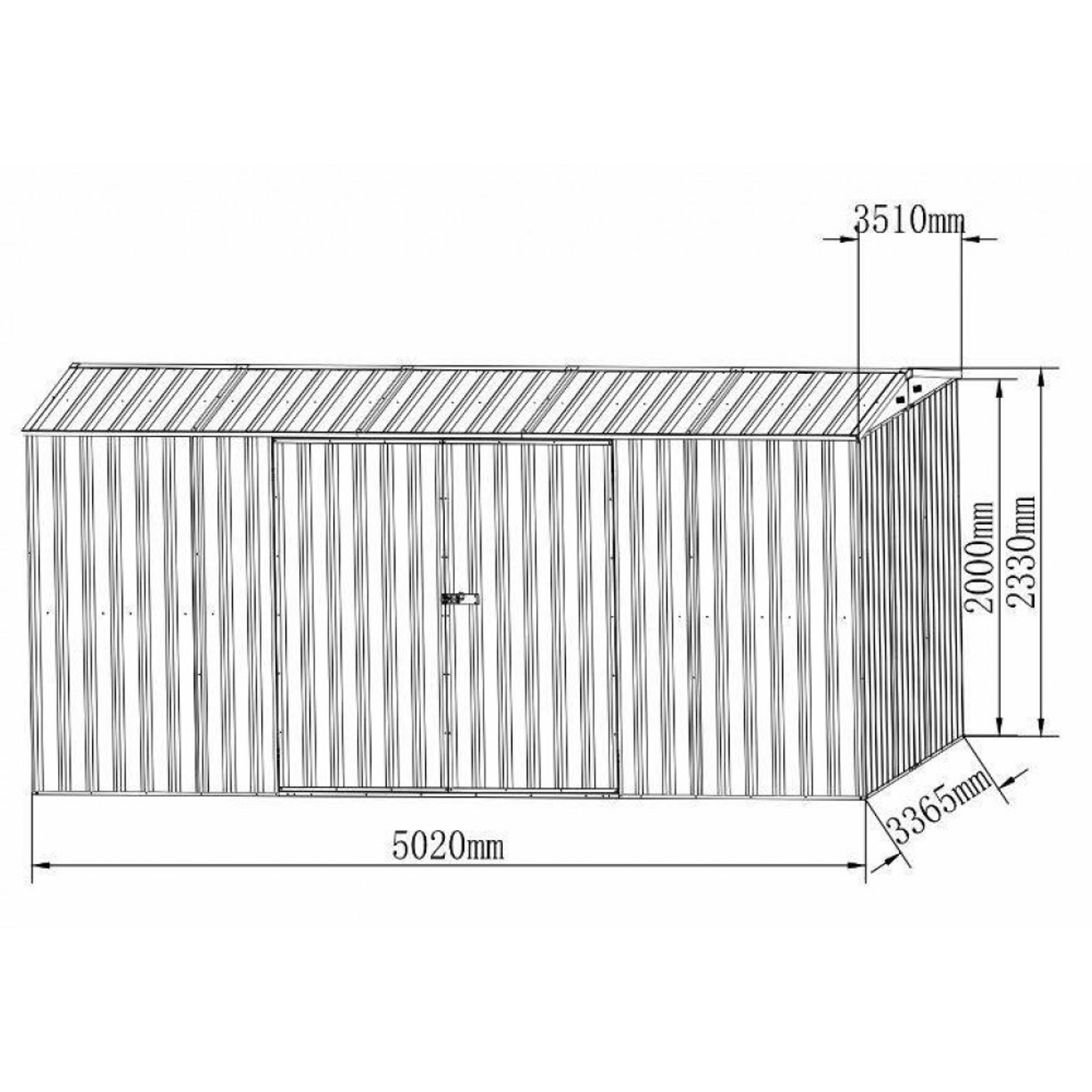 Garden Sheds Grey | YH-G2H1711I-AKL gallery detail image