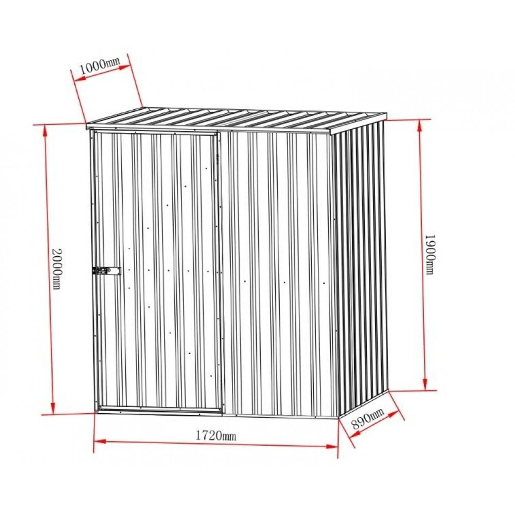 Garden Sheds Grey | YH-FH0603I-AKL gallery detail image