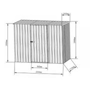Garden Sheds Grey | YH-F0806-H200-Grey-AKL gallery detail image