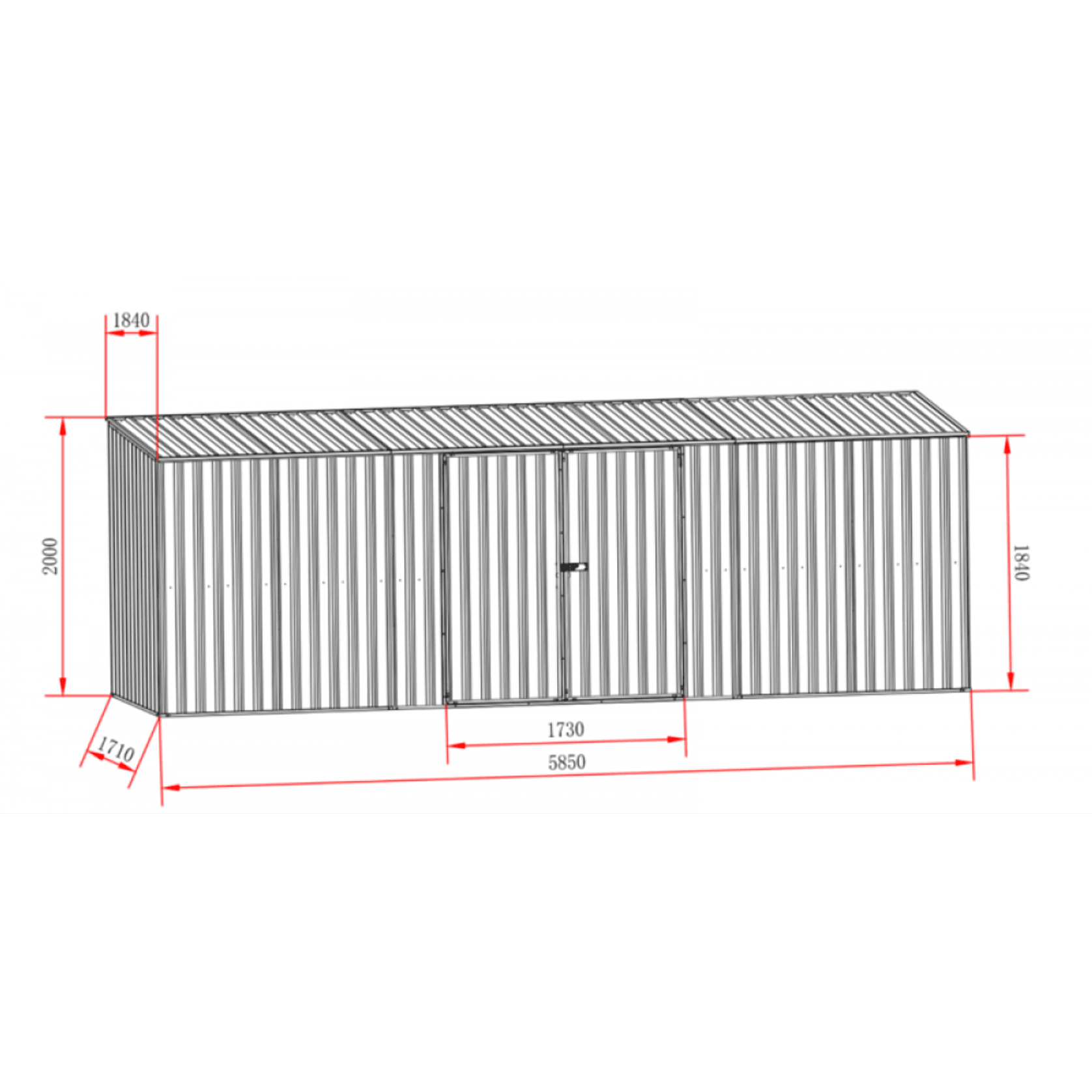 Garden Sheds Grey | YH-F2H1906I-AKL gallery detail image