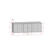Garden Sheds Grey | YH-F2H1906I-AKL gallery detail image