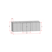 Garden Sheds Grey | YH-F2H1906I-AKL gallery detail image