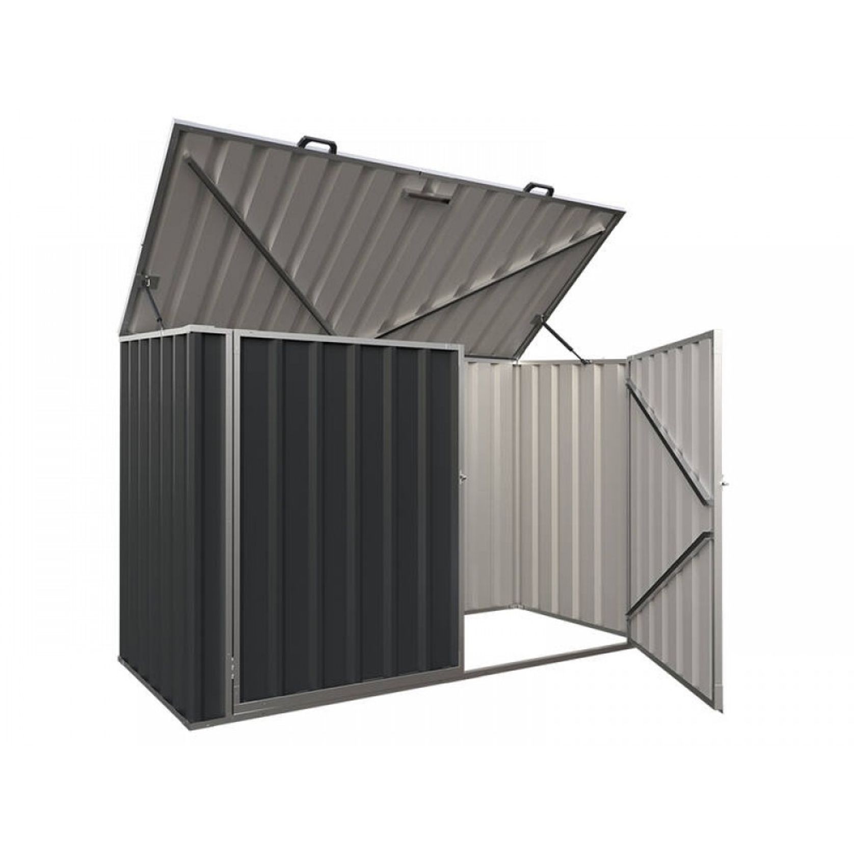 Garden Sheds Grey | YH-ST20094-H128-F-V-AKL gallery detail image