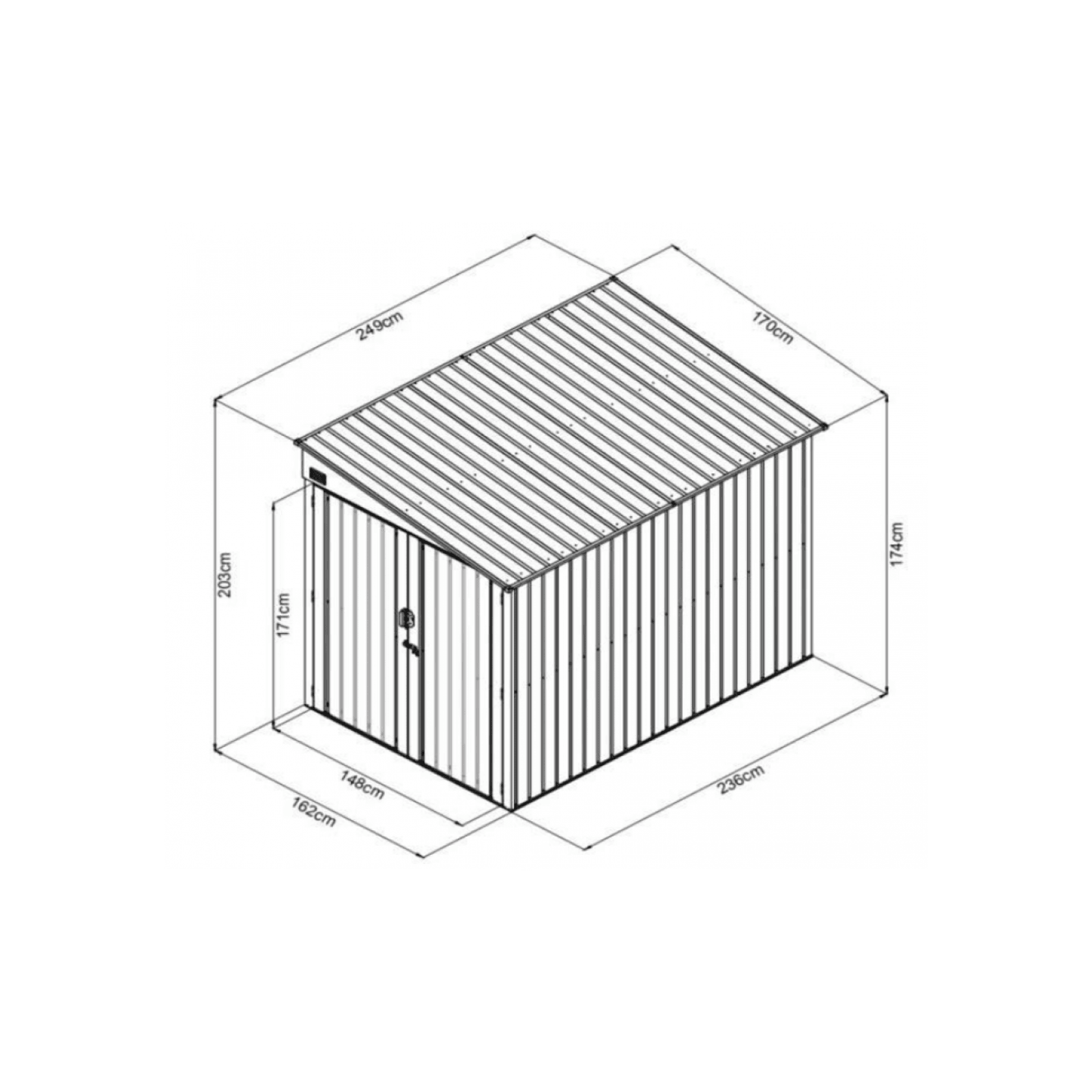 Garden Bike/Motorbike Shed gallery detail image