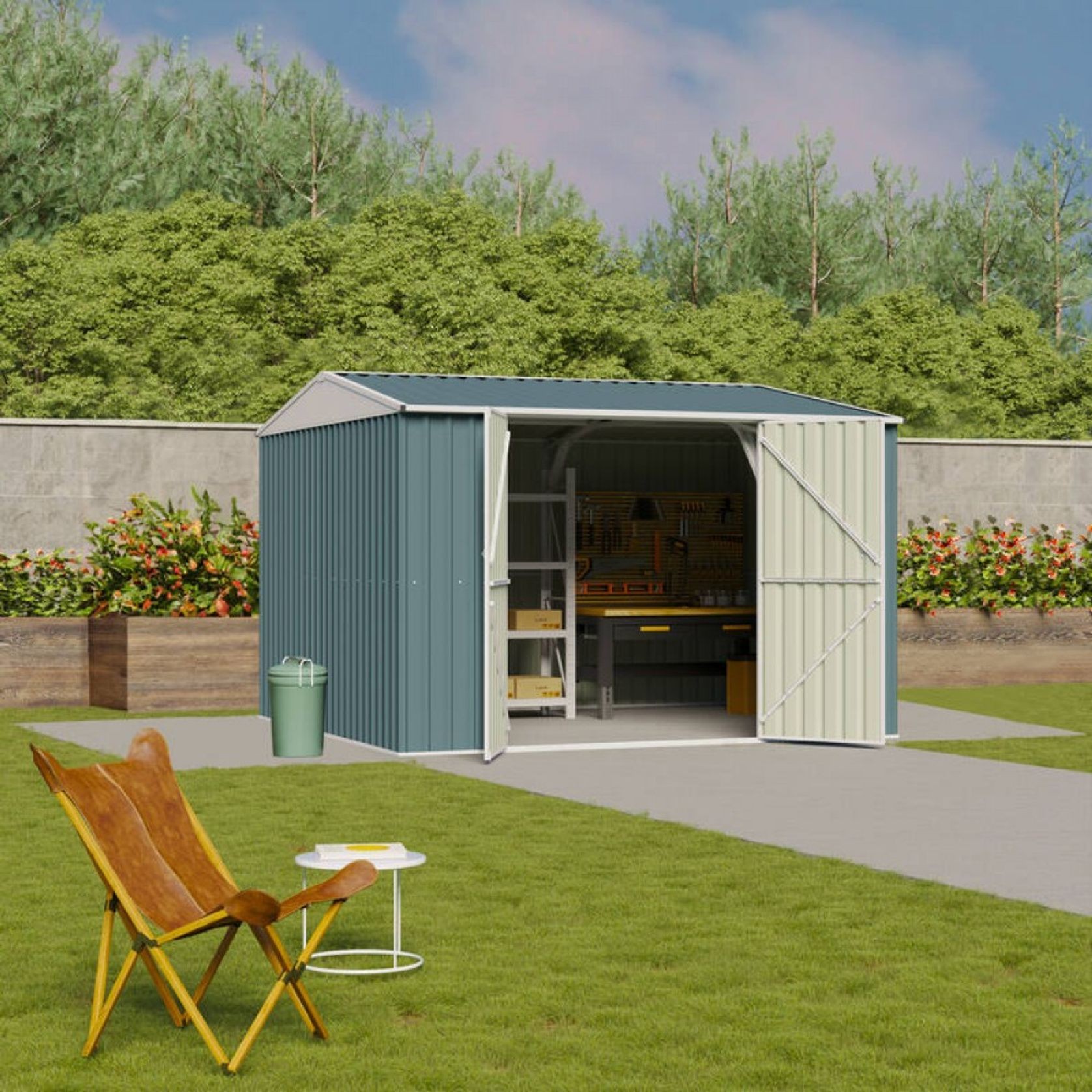 Garden Sheds Grey | YH-G2H1108I-AKL gallery detail image