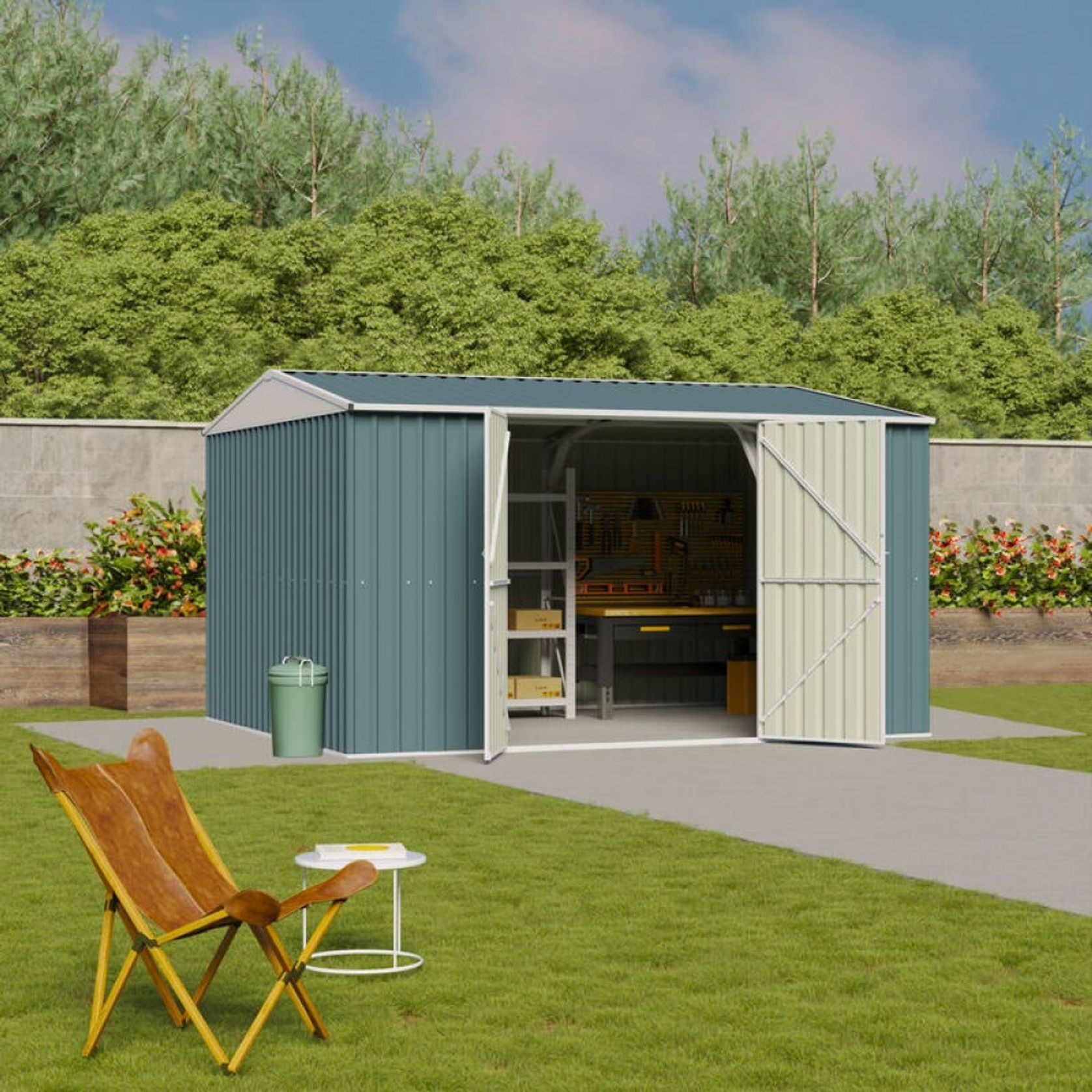 Garden Sheds Grey | YH-G2H1408I-AKL gallery detail image