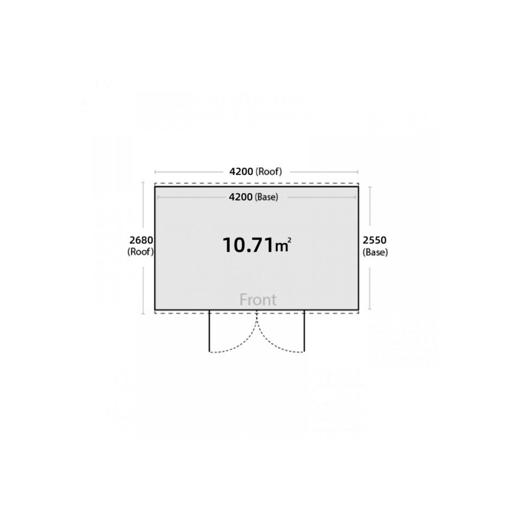 Garden Sheds Grey | YH-G2H1408I-AKL gallery detail image