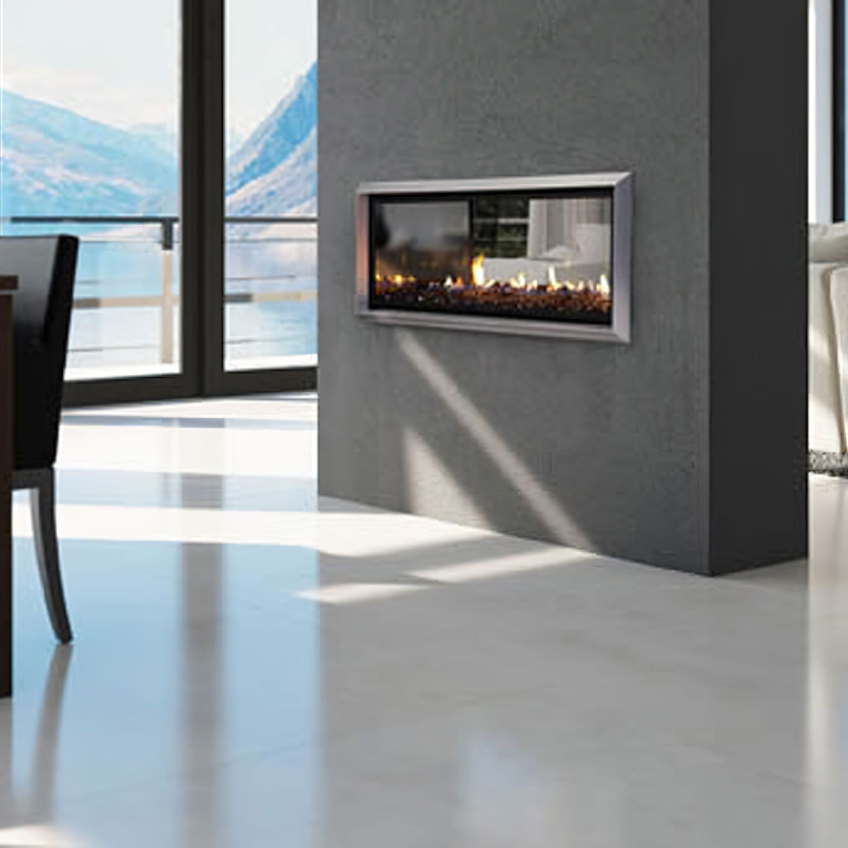 Escea DX1000 Gas Fireplace gallery detail image