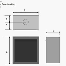 X-Series Freestander | Gas Fireplace gallery detail image