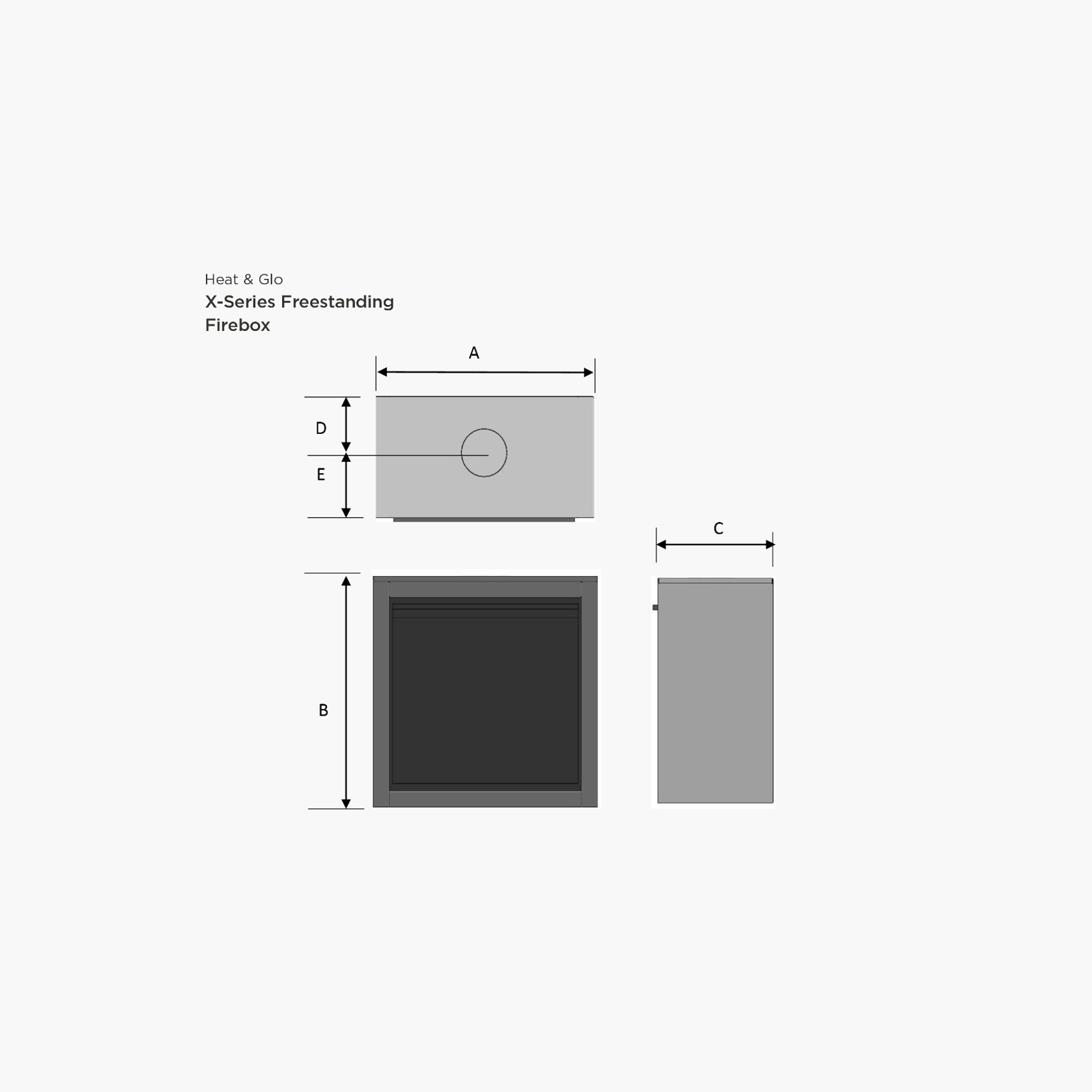 X-Series Freestander | Gas Fireplace gallery detail image