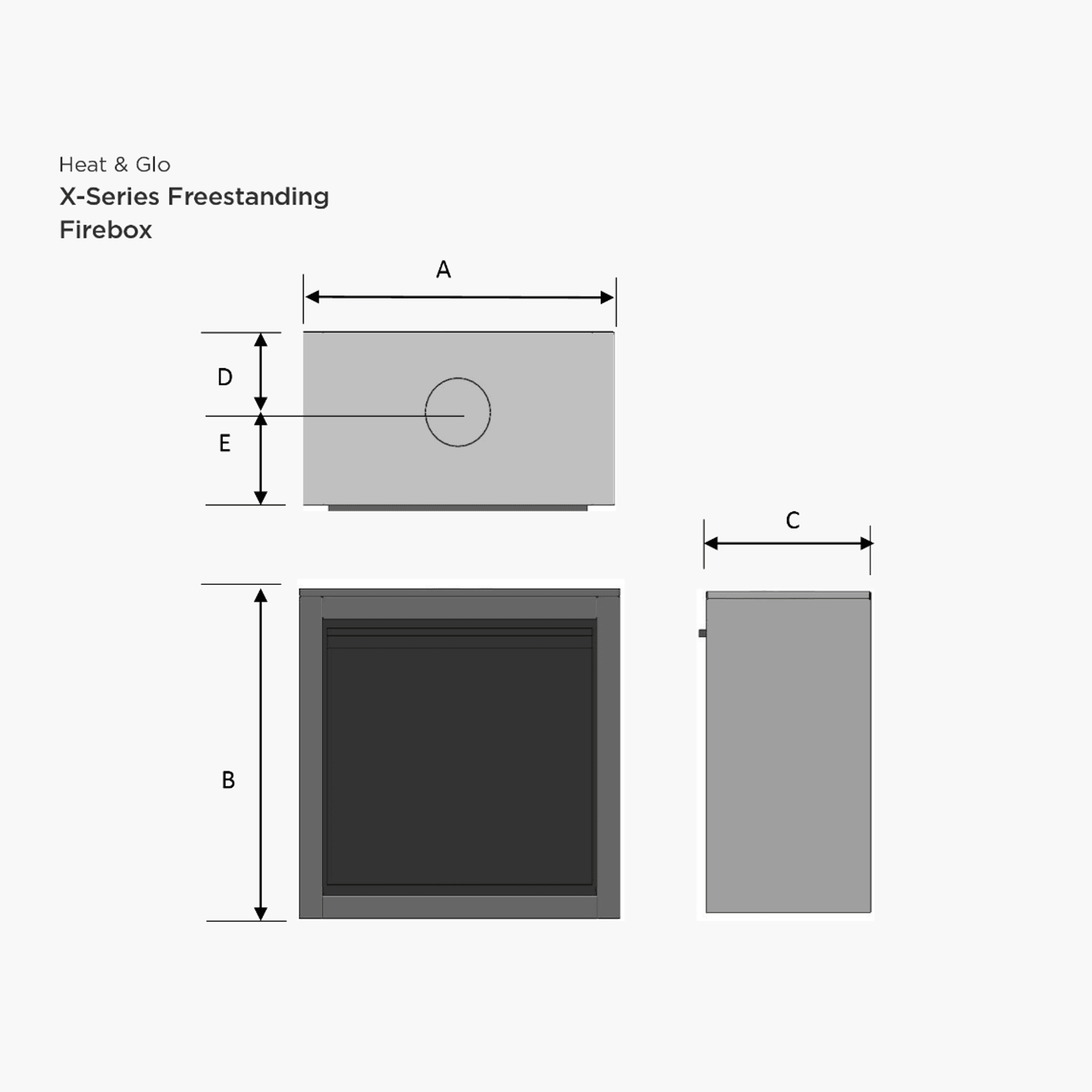 X-Series Freestander | Gas Fireplace gallery detail image