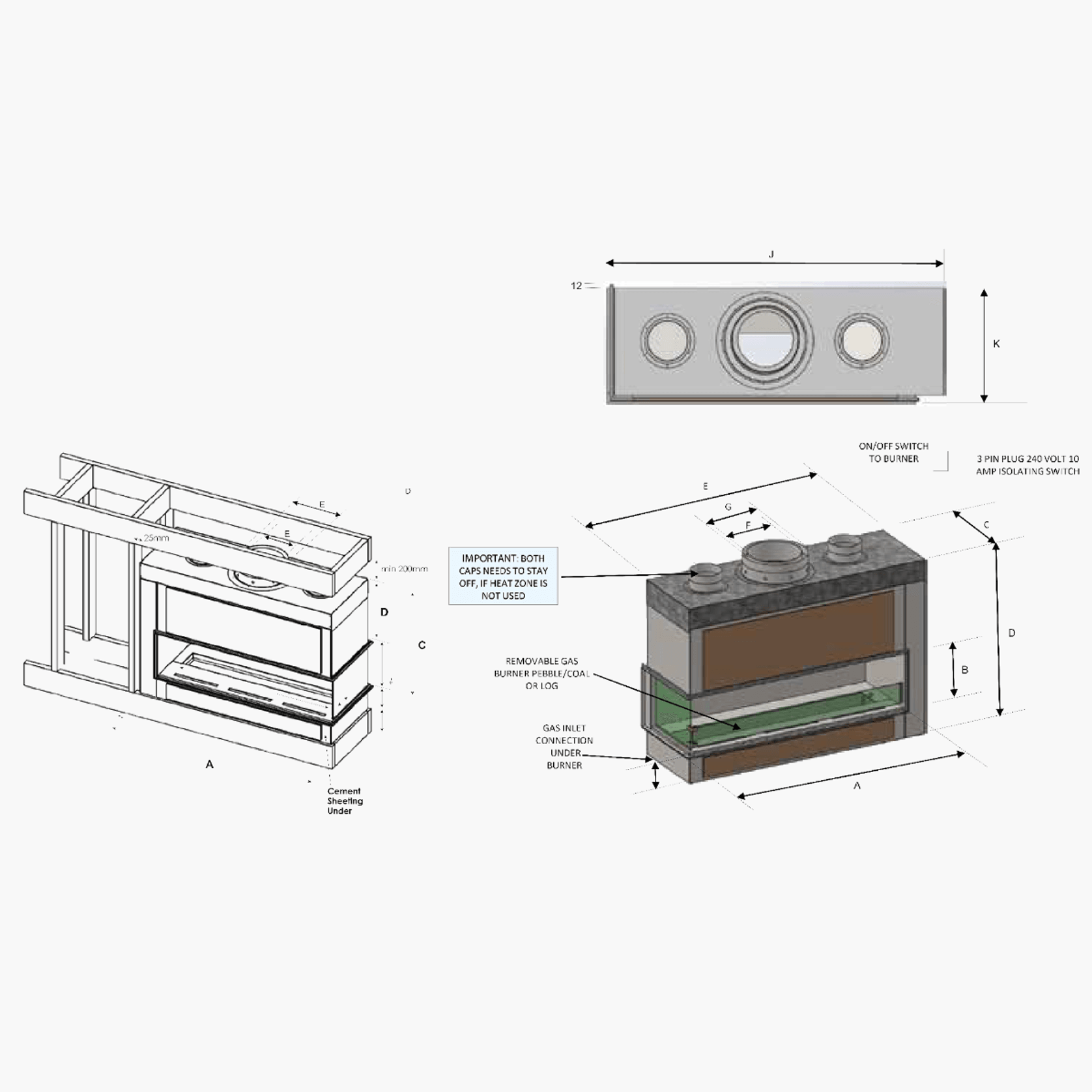 Horizon Edge | Gas Fireplace gallery detail image