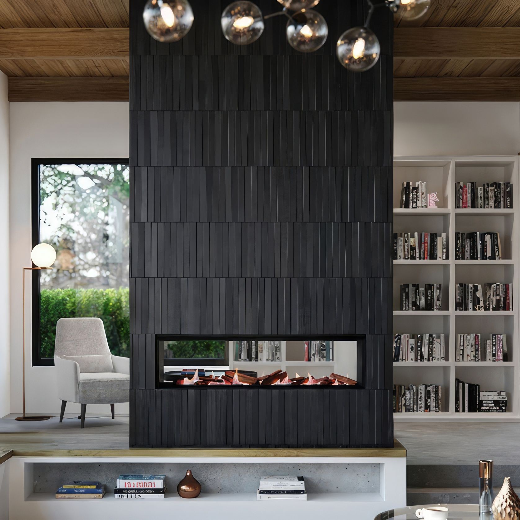 Element Double Sided | Gas Fireplace gallery detail image