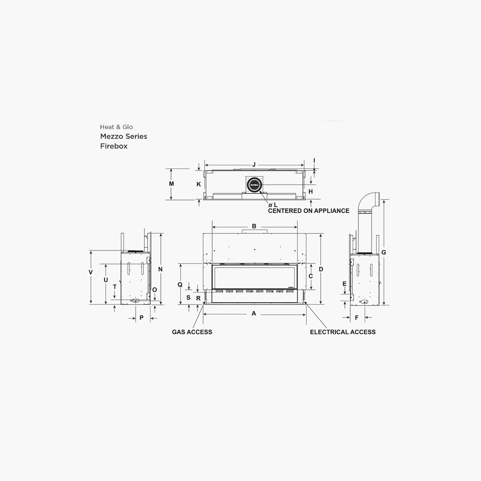 Mezzo Series | Gas Fireplace gallery detail image