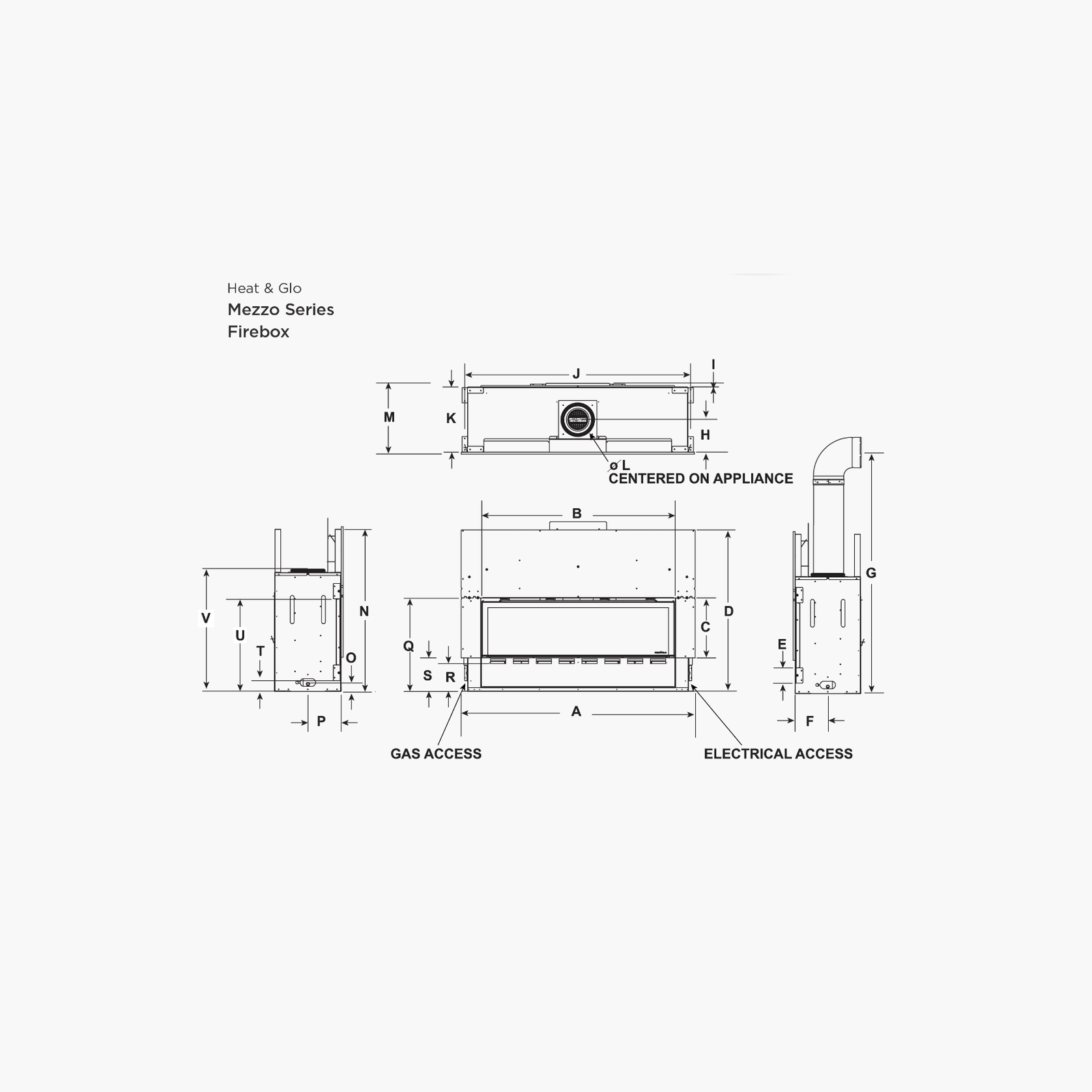 Mezzo Series | Gas Fireplace gallery detail image