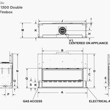 Mezzo Series Double Sided | Gas Fireplace gallery detail image