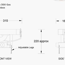 Federation 300 Gas Burner | Gas Fireplace gallery detail image