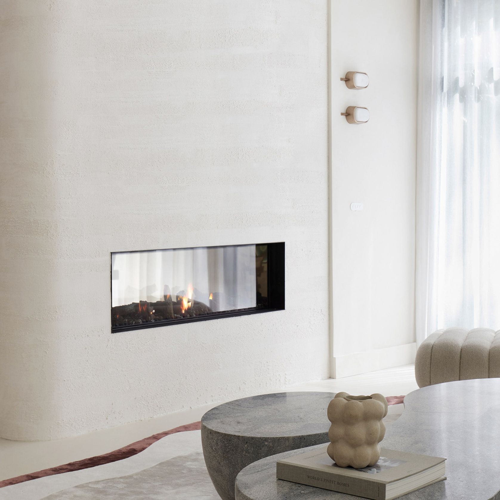 Escea DS1400 High Output Frameless Gas Fireplace gallery detail image