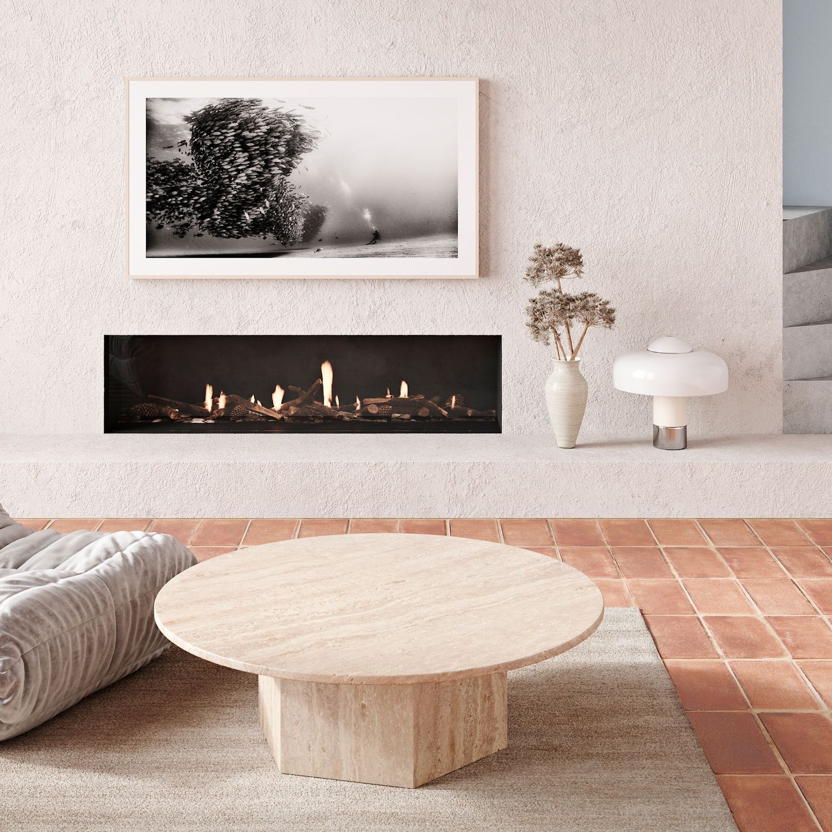 Escea DS1650 High Output Frameless Gas Fireplace gallery detail image