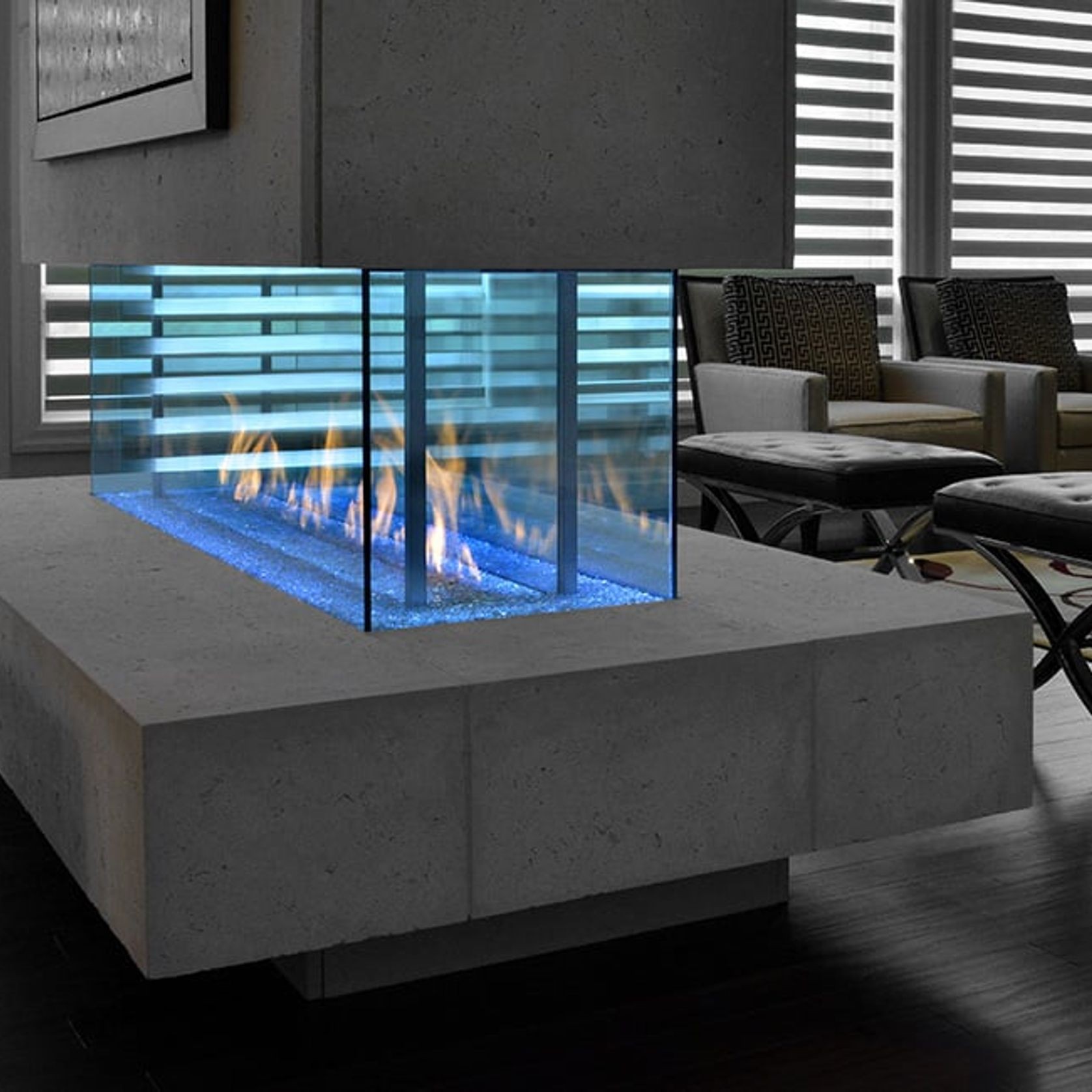 Davinci Island Gas Fireplaces gallery detail image