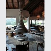 JC Bordelet Eva 992 - Suspended Wood Fireplace gallery detail image