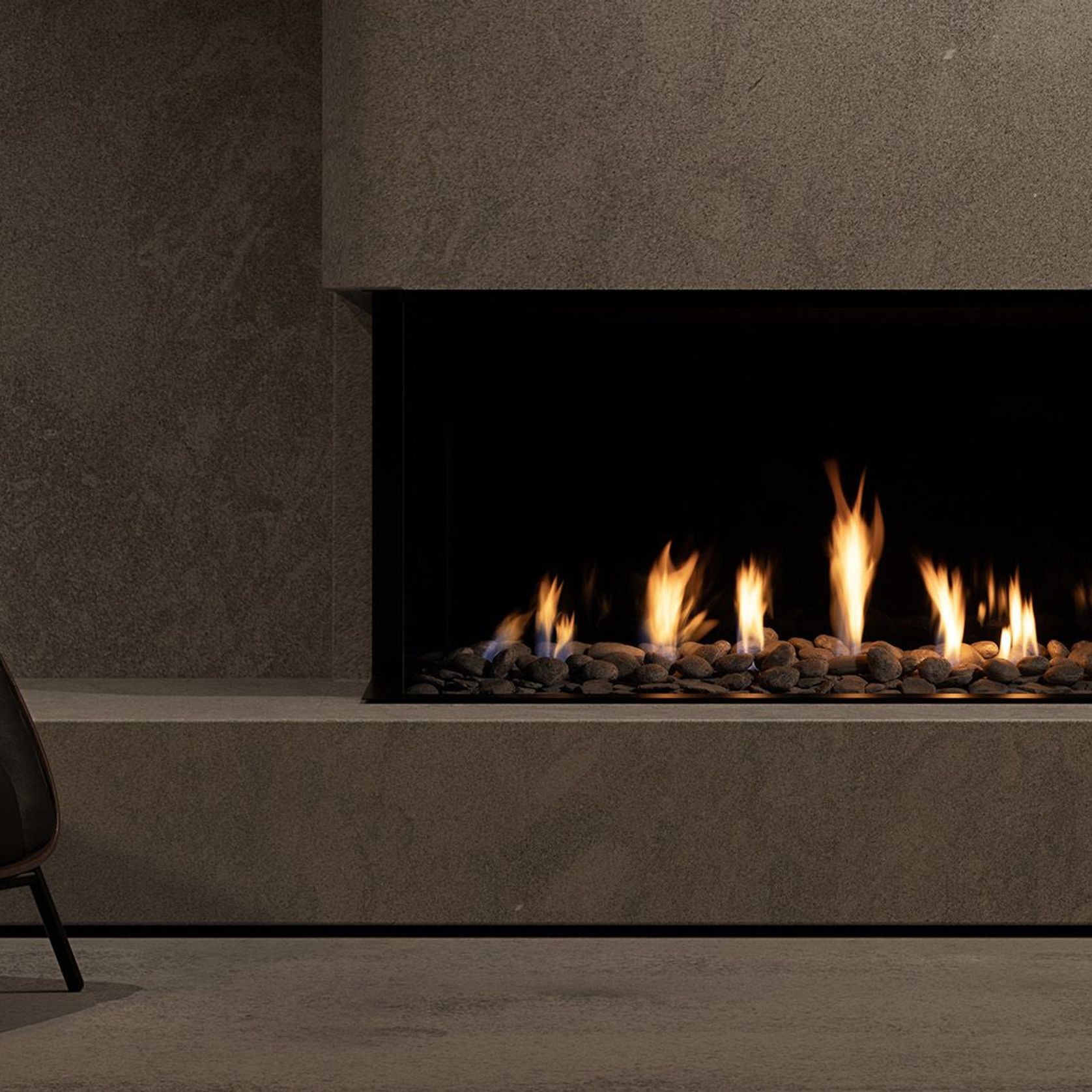 MODE KS1460 Corner Gas Fireplace gallery detail image