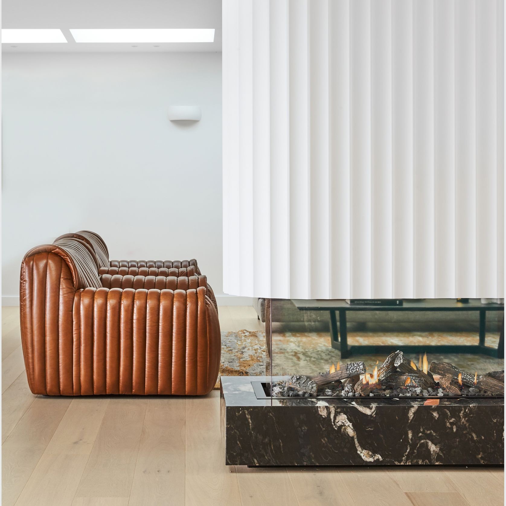 MODE KS1150 Peninsula Gas Fireplace gallery detail image