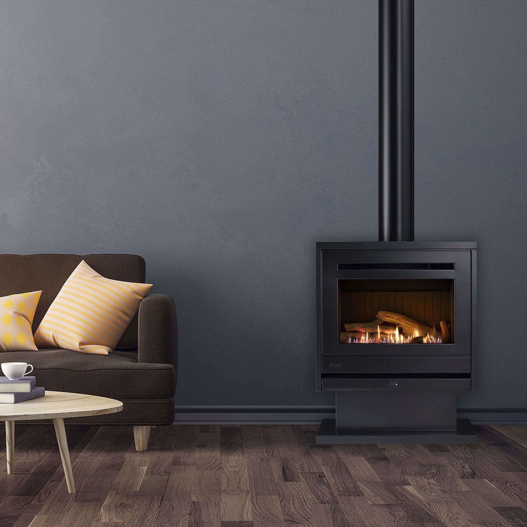 Rinnai Novo Freestander Gas Fireplace gallery detail image