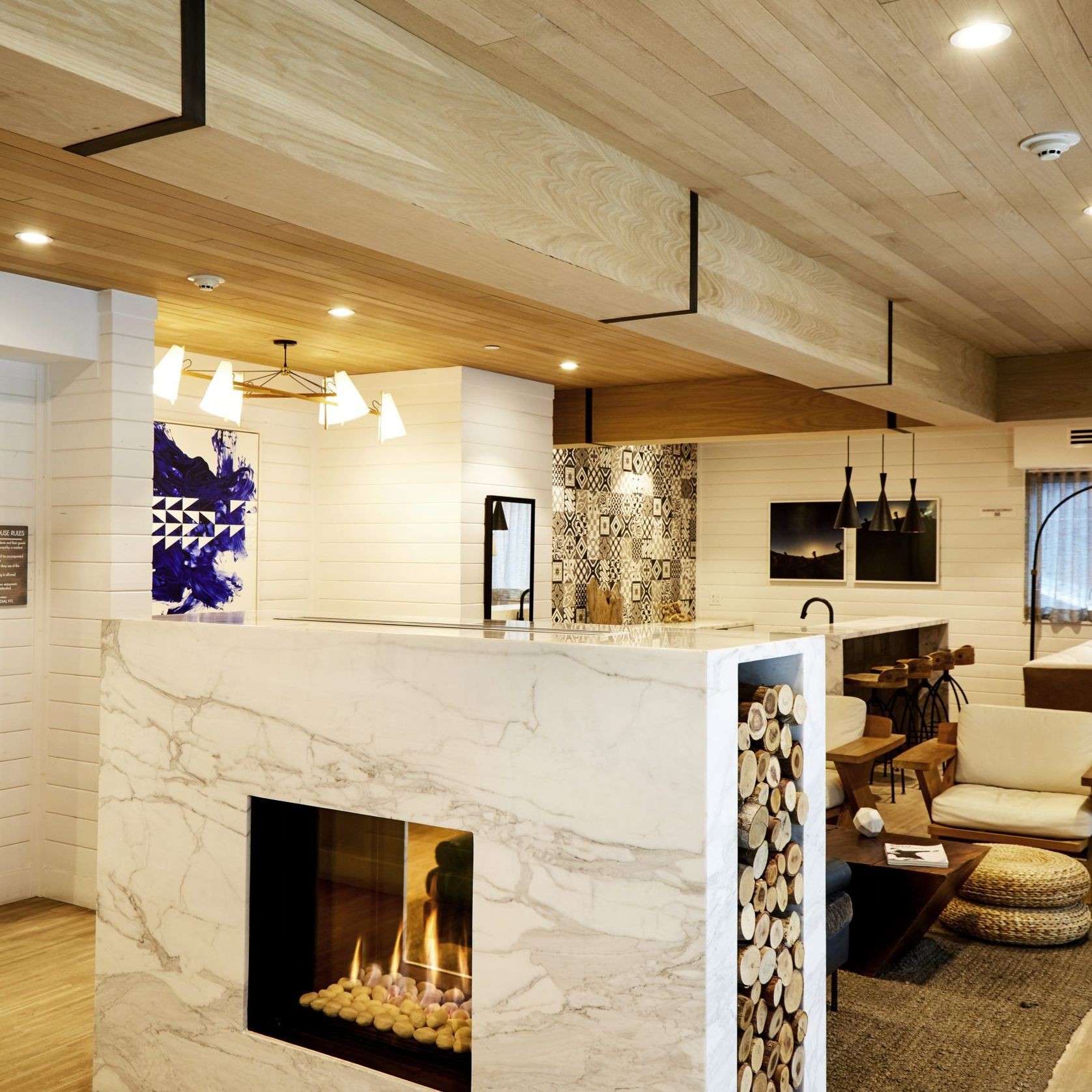 Tunnel 75X65 See Thru Gas Fireplace gallery detail image