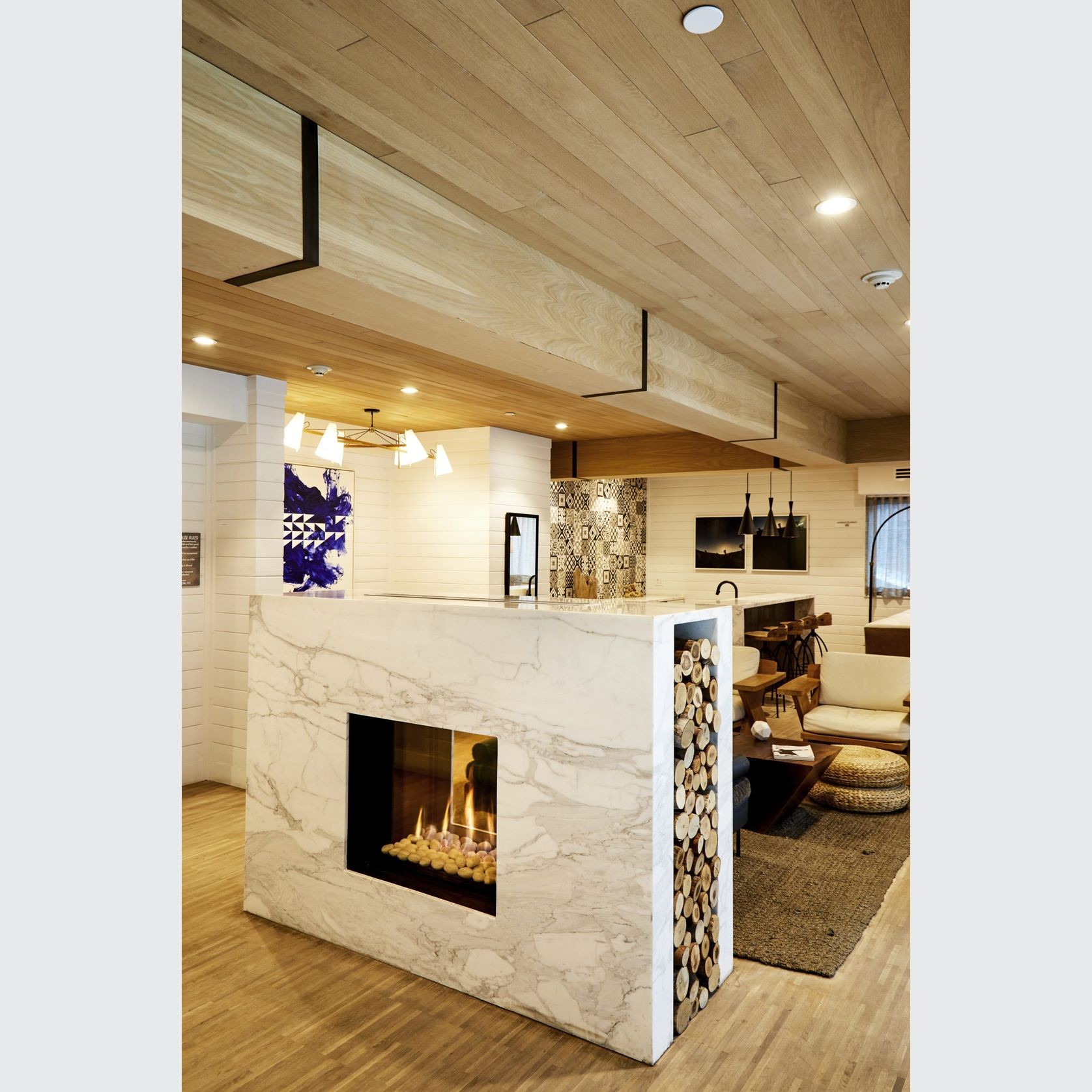 Tunnel 75X65 See Thru Gas Fireplace gallery detail image