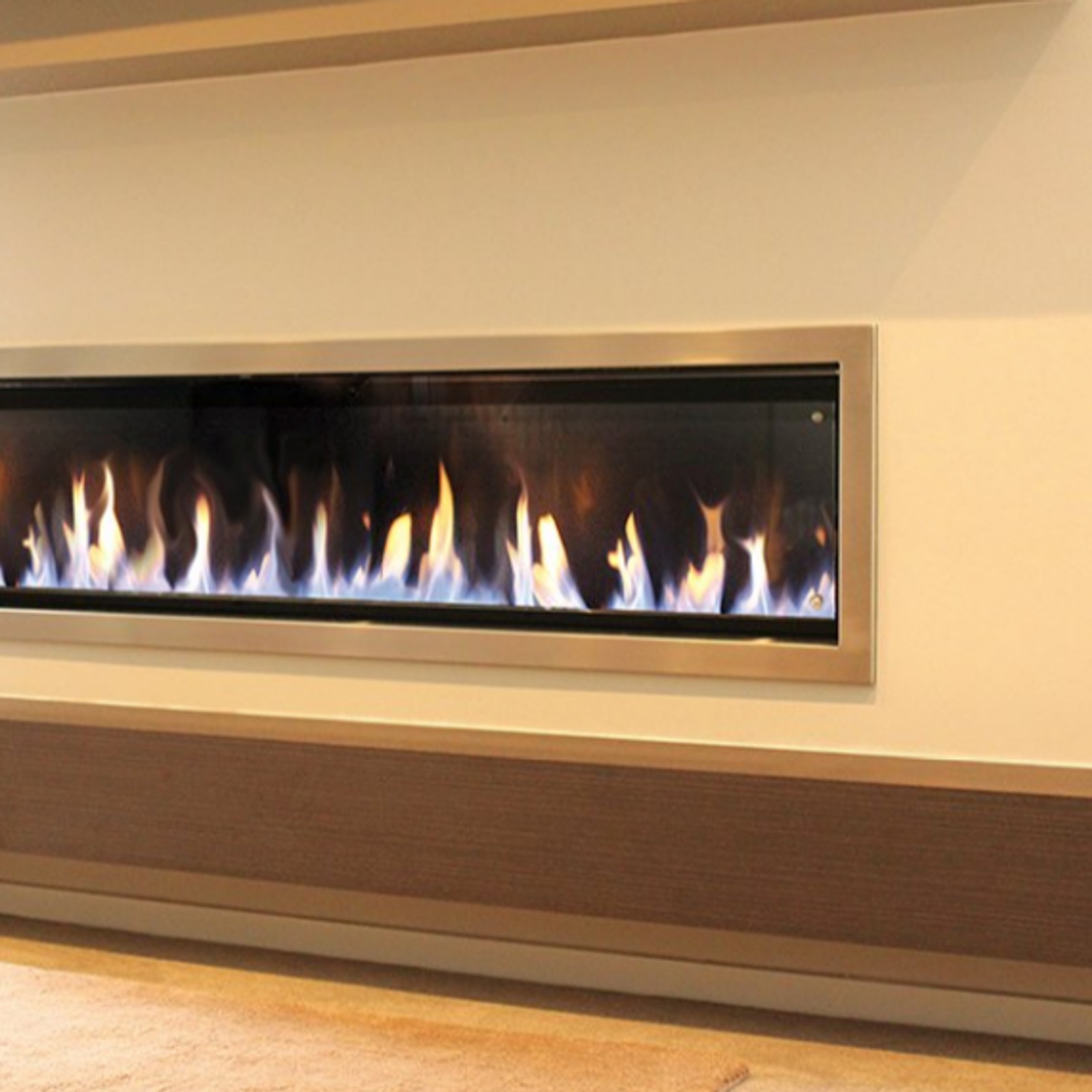 Real Flame Landscape Gas Fire gallery detail image