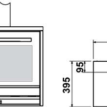 Rinnai Novo Cube Freestanding Gas Fireplace gallery detail image