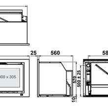 Rinnai Evolve 1253 Plus Inbuilt Gas Fireplace gallery detail image