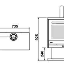 Rinnai Novo Freestander Gas Fireplace gallery detail image