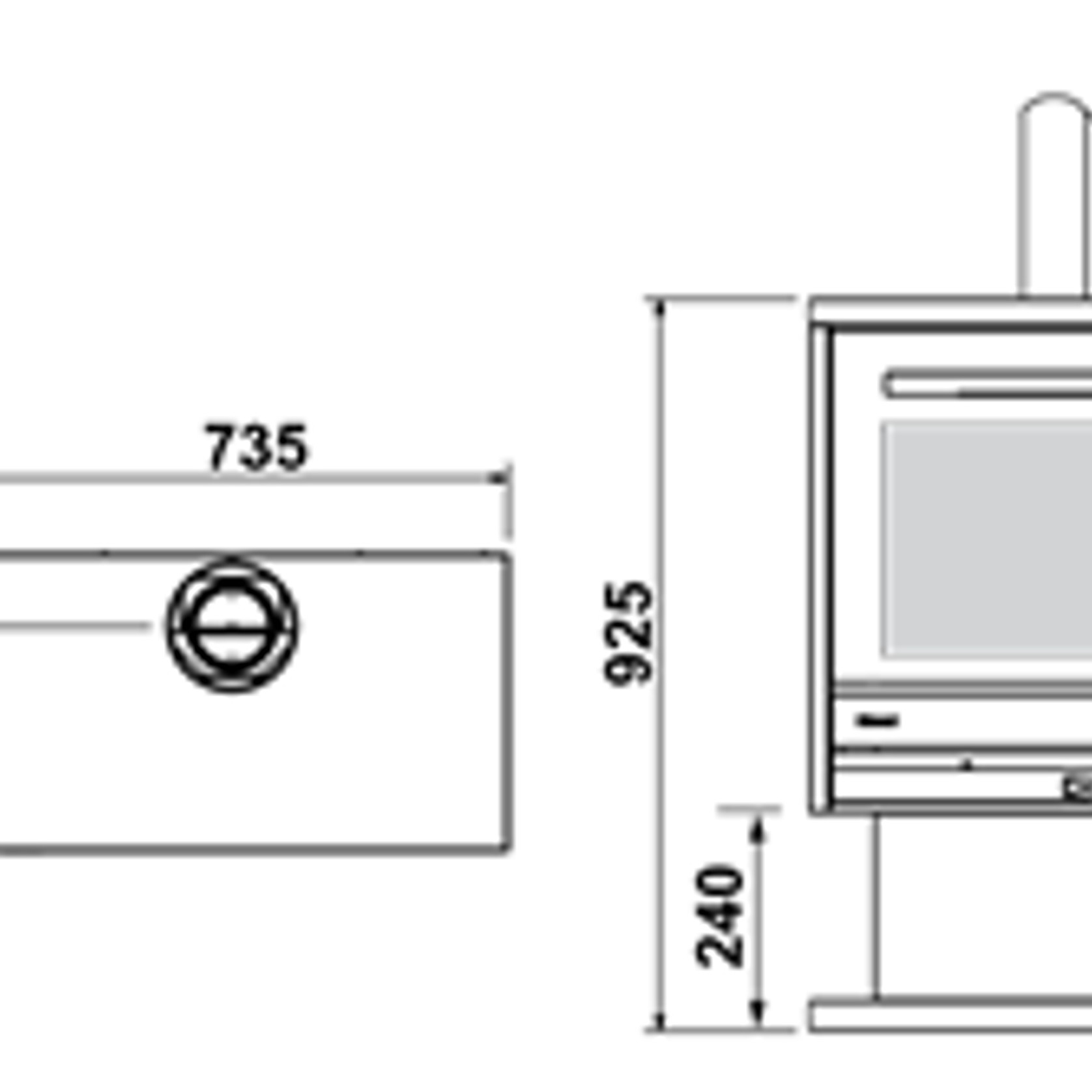 Rinnai Novo Freestander Gas Fireplace gallery detail image