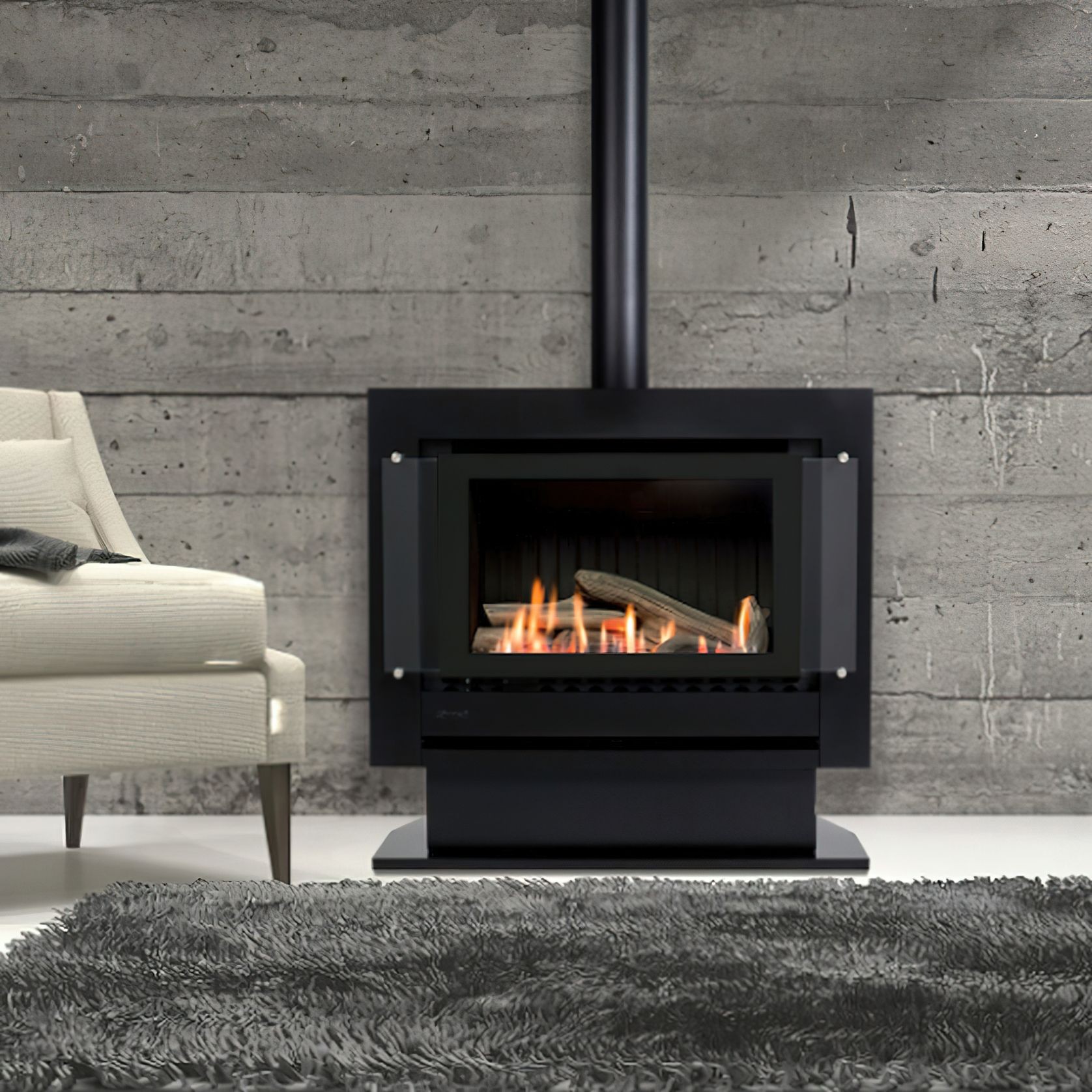 Rinnai Neo Freestander Gas Fireplace gallery detail image