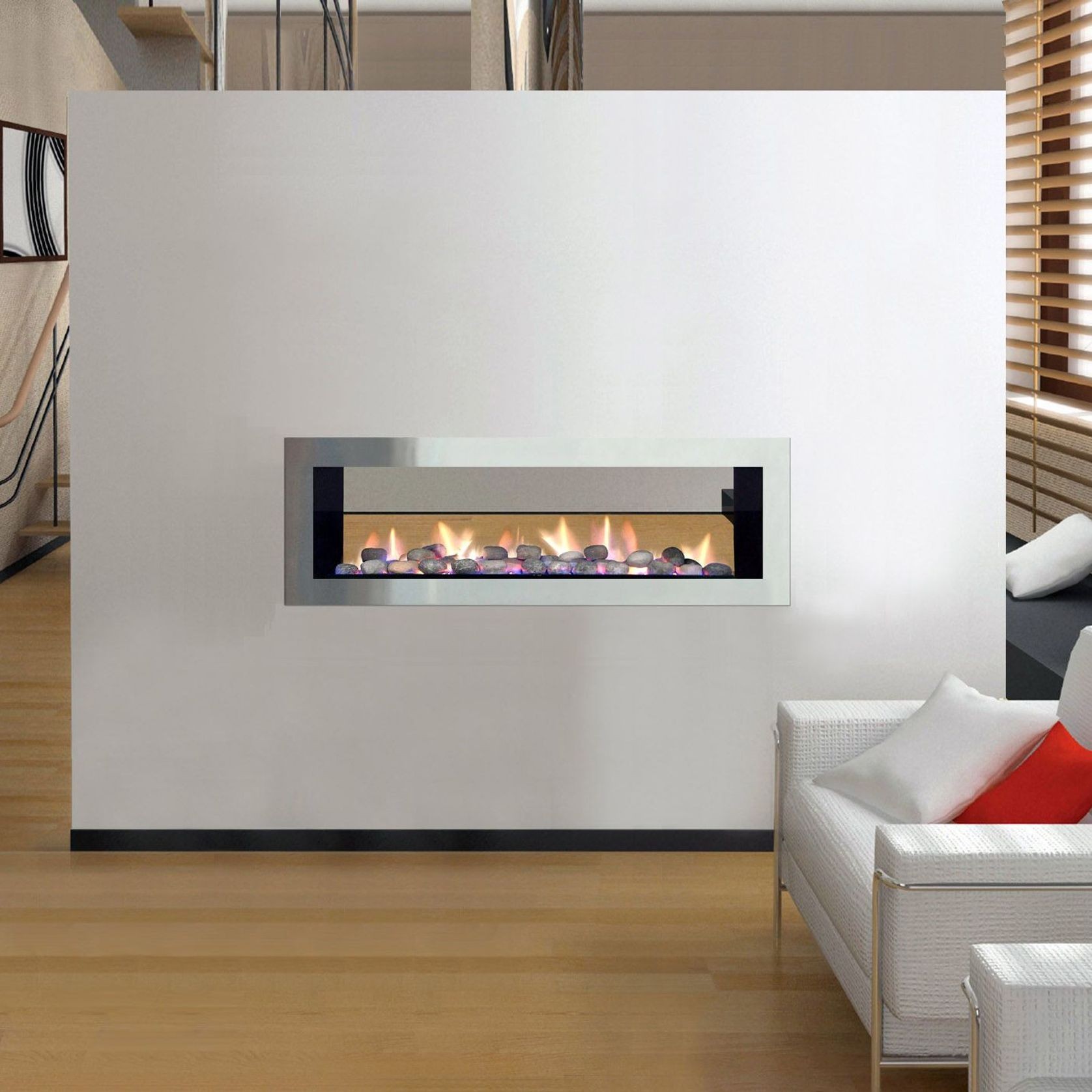 Horizon Lowline Double Sided | Gas Fireplace gallery detail image