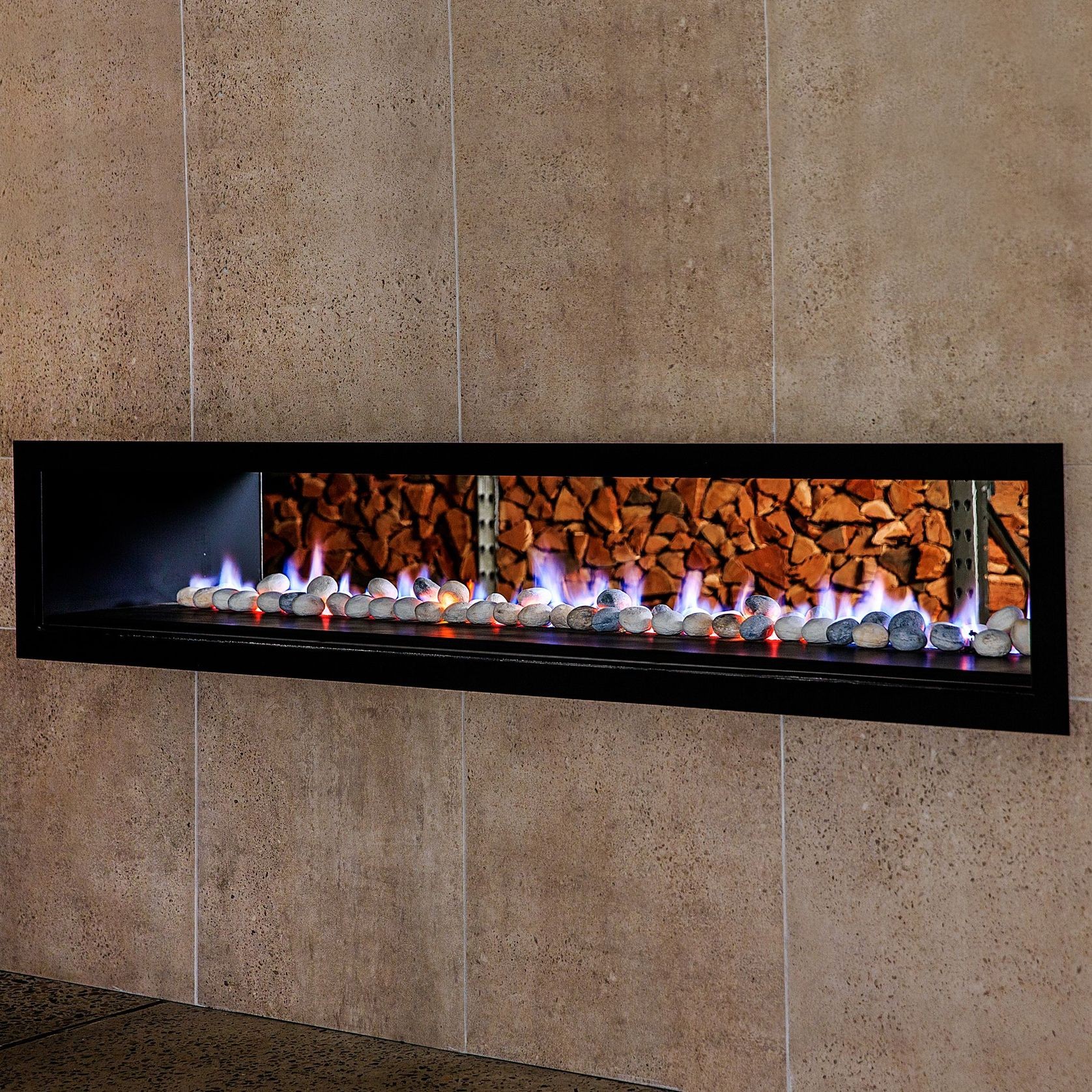 Horizon Lowline Double Sided | Gas Fireplace gallery detail image