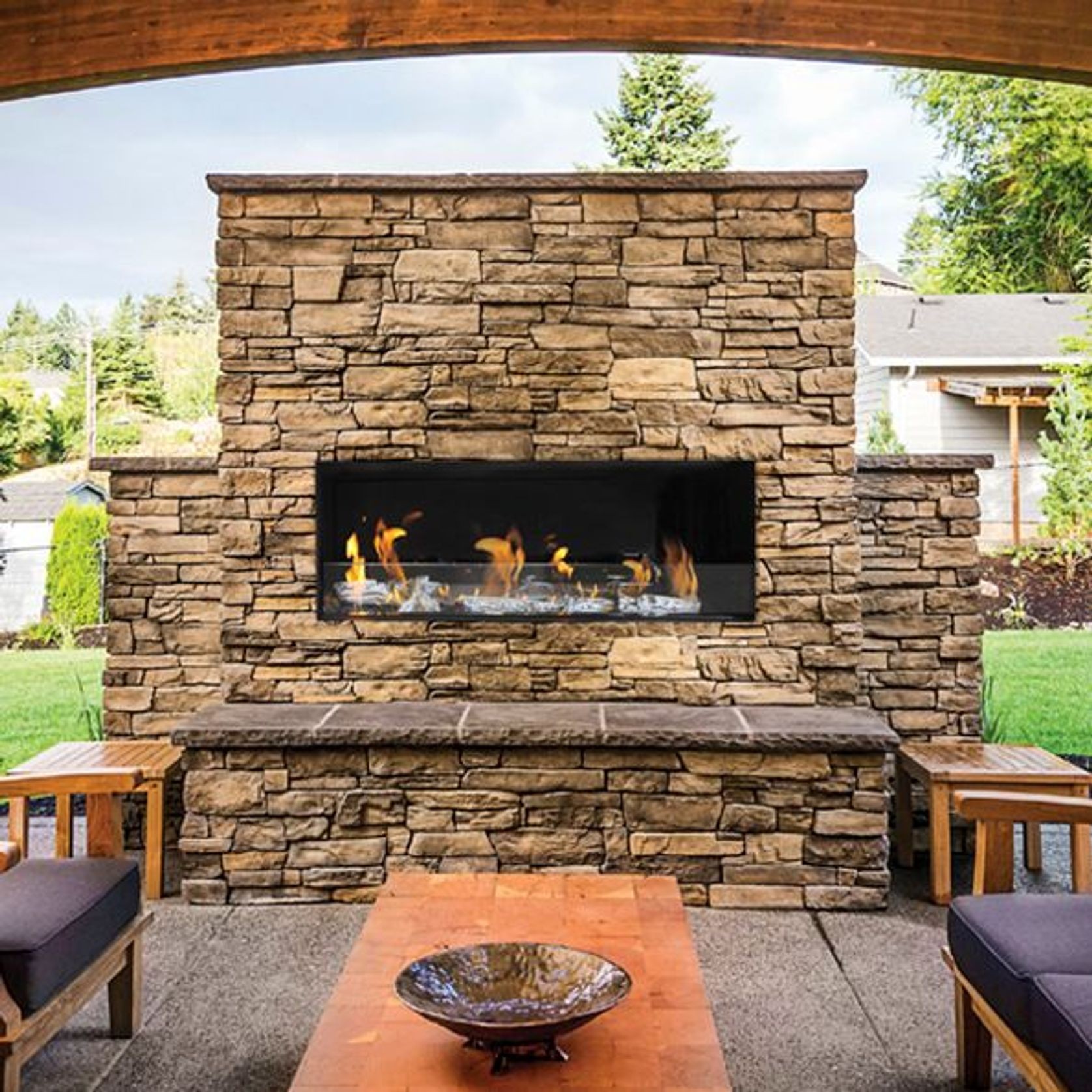 Patio Horizon - Panoramic | Gas Fireplace gallery detail image