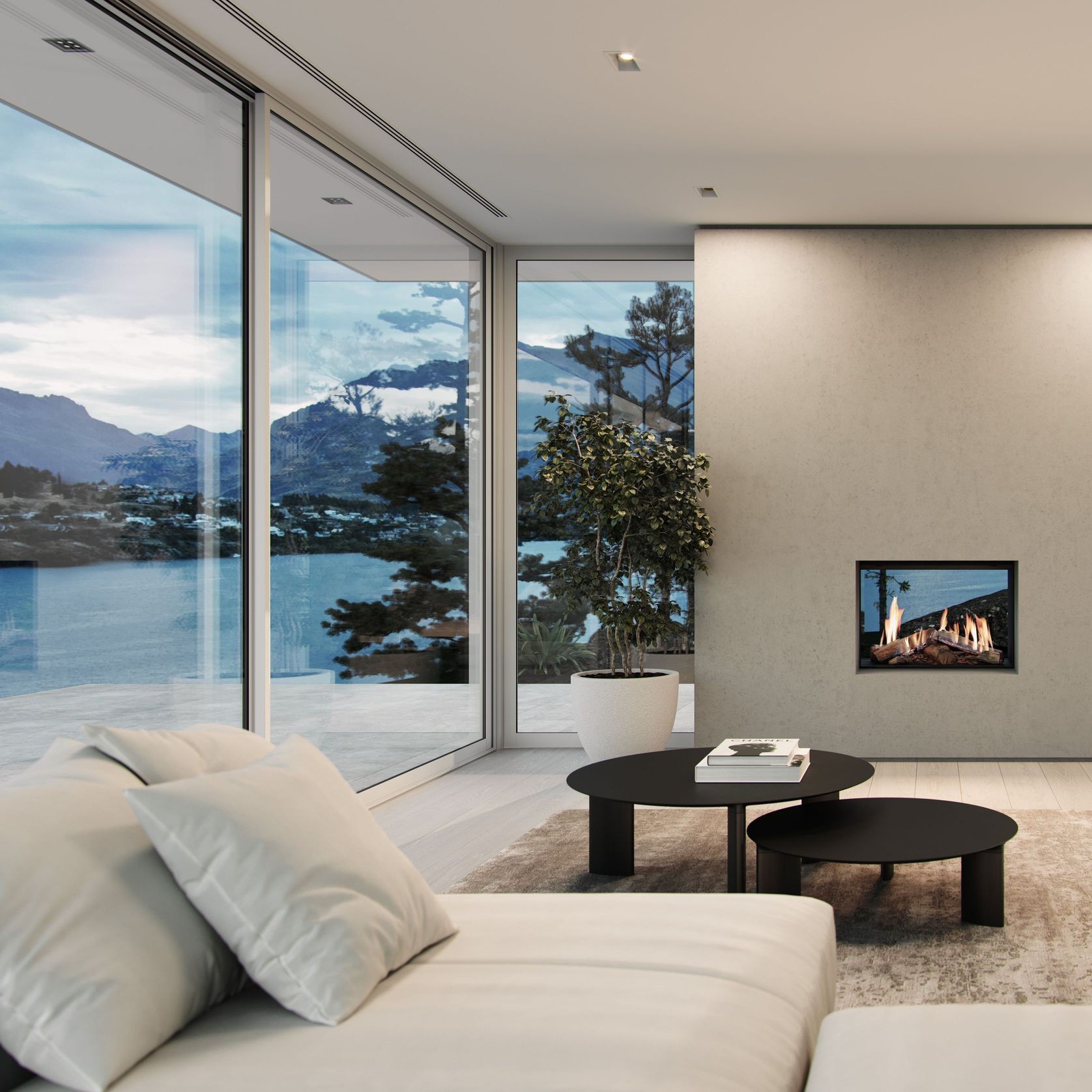 Rinnai Linear Indoor - Outdoor Gas Fire gallery detail image