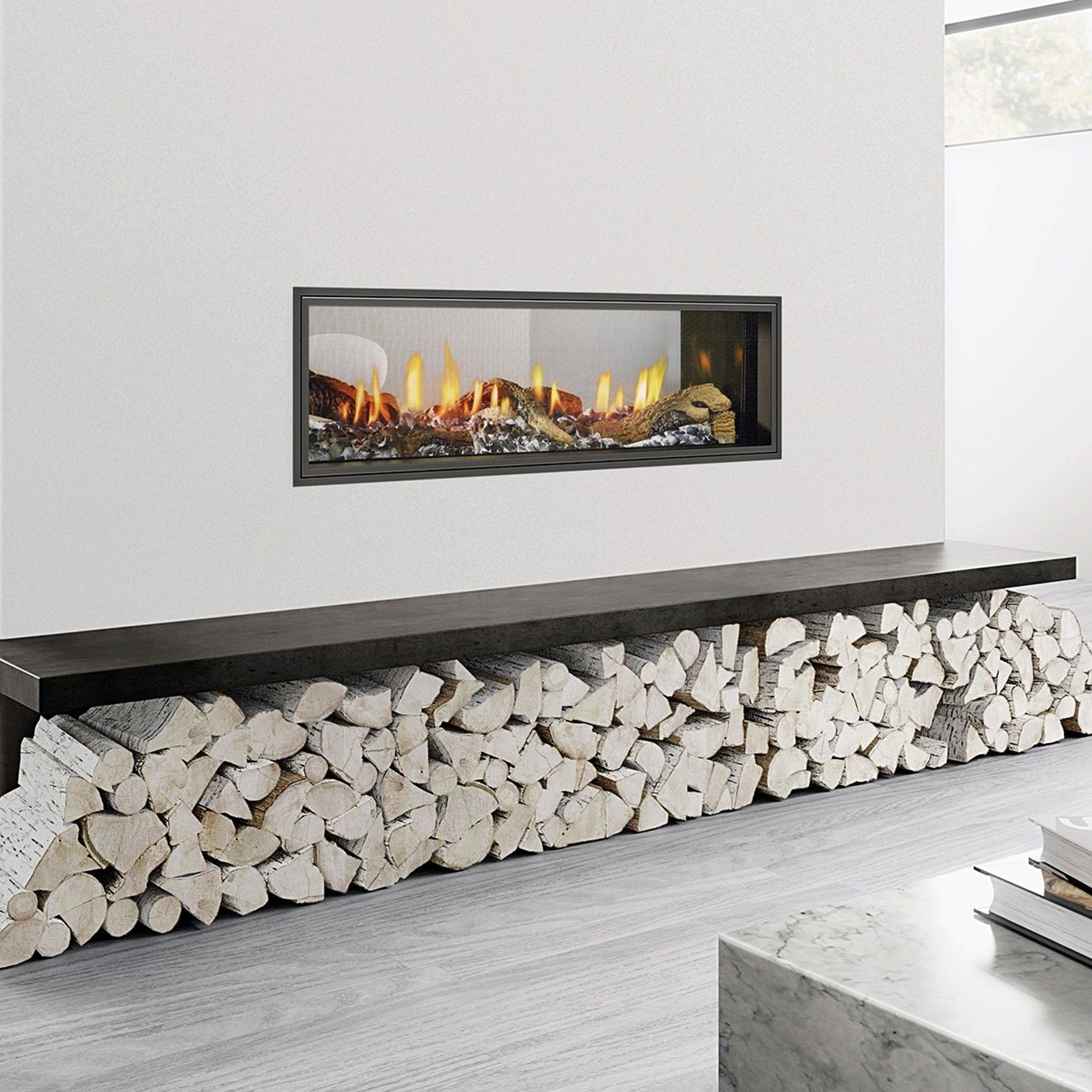 Mezzo Series Double Sided | Gas Fireplace gallery detail image