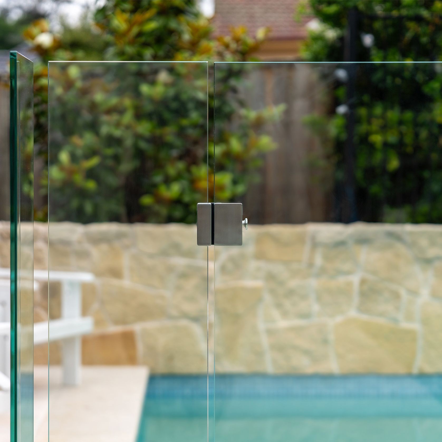 Edgetec® Atlantic and Luxe Latch Glass Pool Gate System gallery detail image
