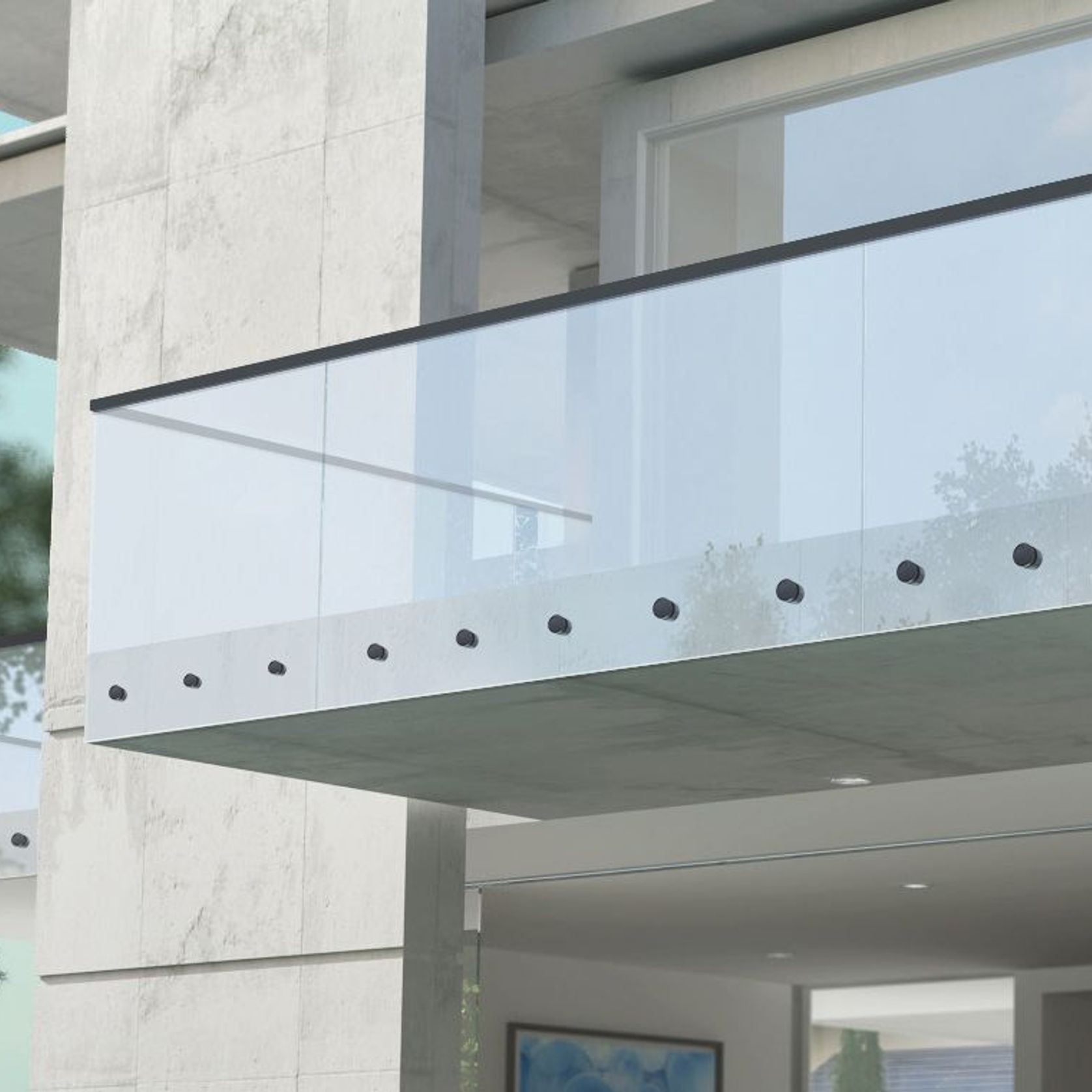 Edgetec® Single Disc Glass Balustrade gallery detail image