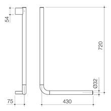 Opal Support Rail 90 Degree Angled gallery detail image