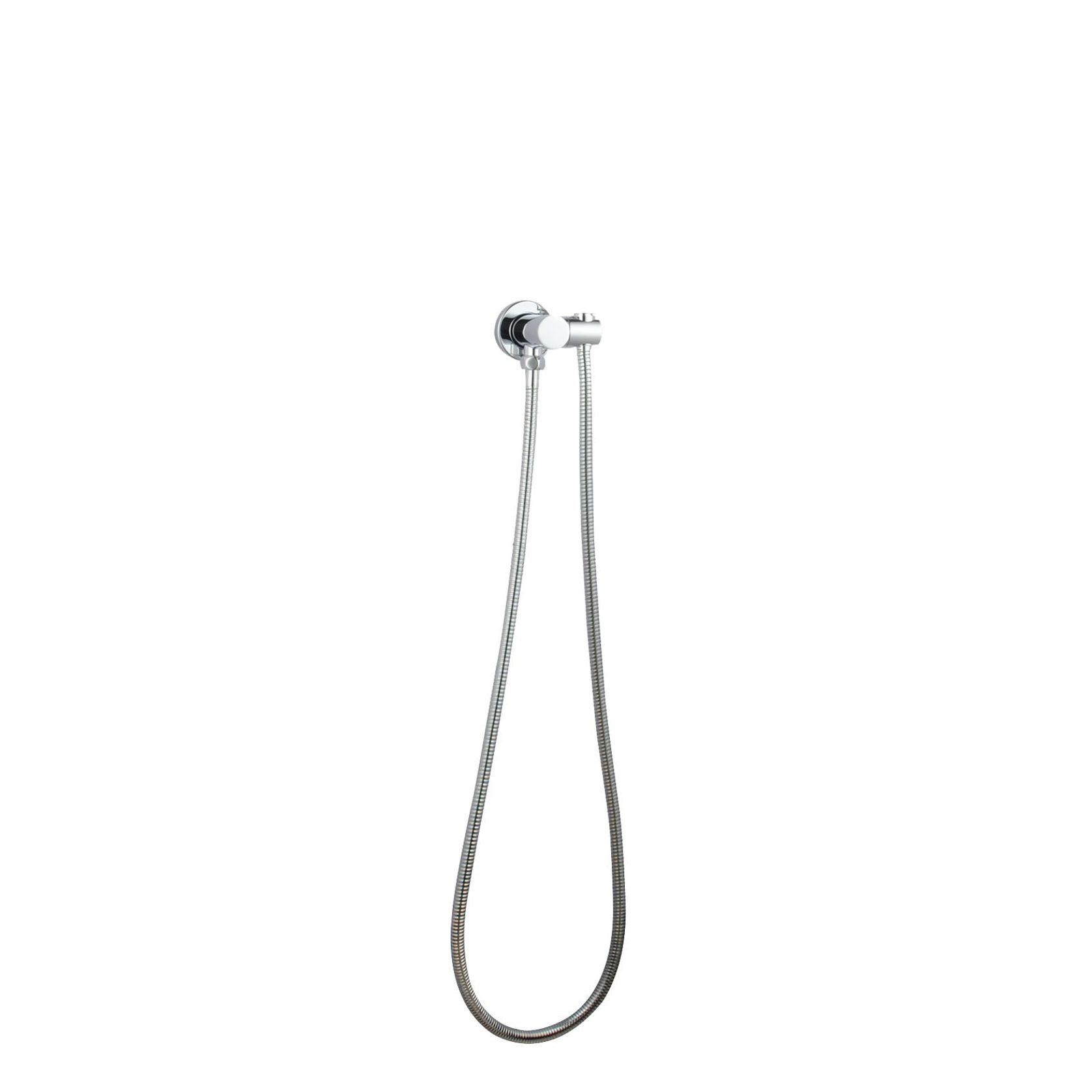Round Shower Rail Chrome gallery detail image