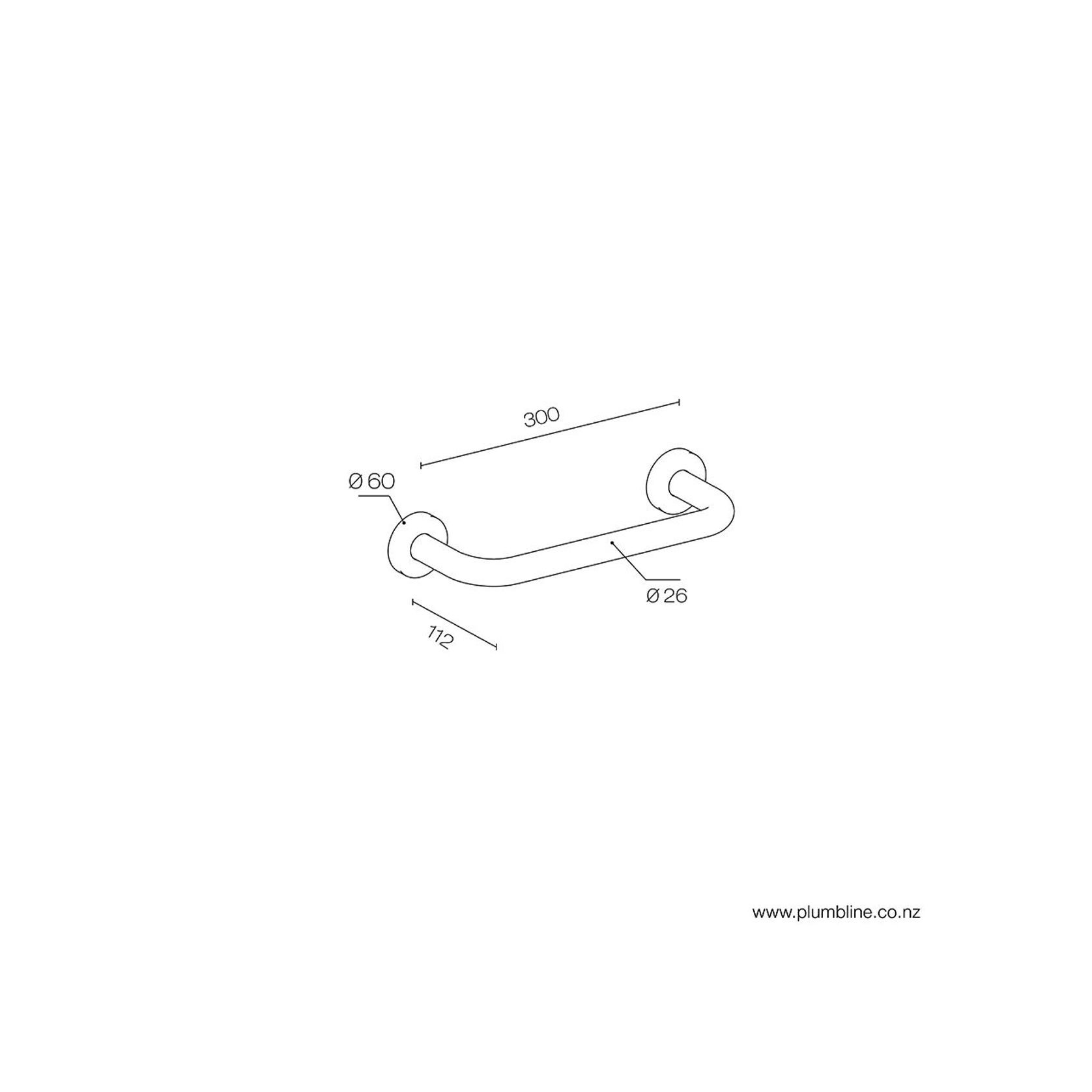 Buddy Grab Bar 300mm gallery detail image