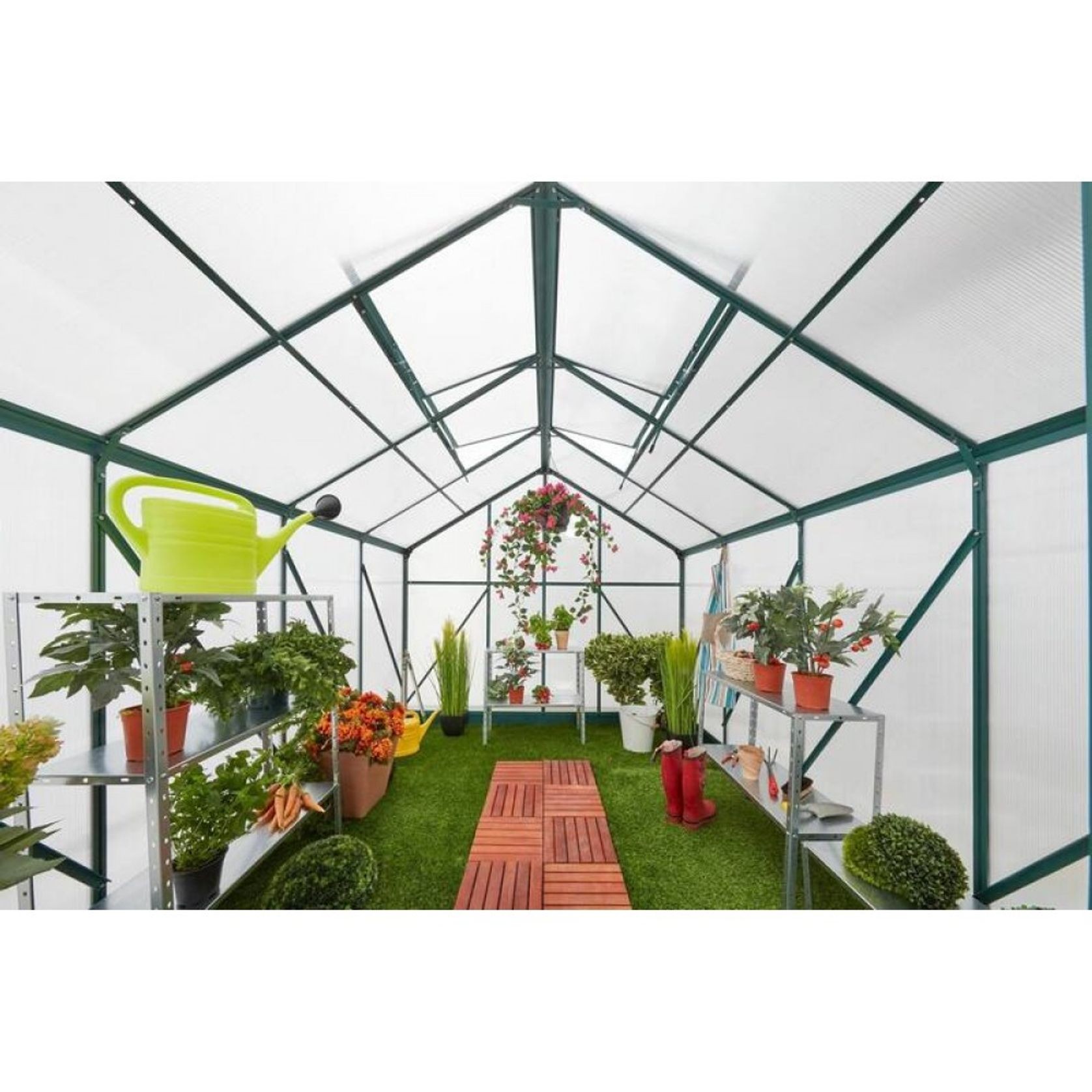 Ultimate Greenhouse 6mm Twin Wall 2400 x 2900mm gallery detail image