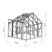 Glasshouse 4mm toughened glass | FW-HX0808 gallery detail image