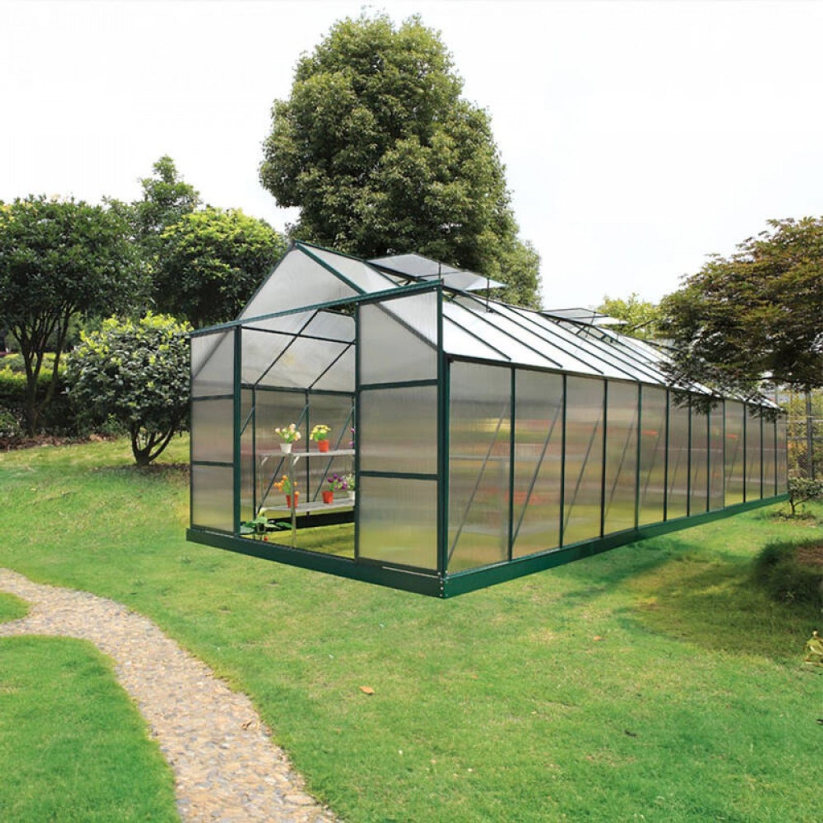 Ultimate Greenhouse 6mm Twin Wall 3000 x 9000mm gallery detail image