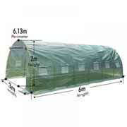 Strong Tunnel Greenhouse Galvanised Frame | 10m gallery detail image